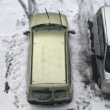 札幌に届いた「雪の便り」とコナングーさん。