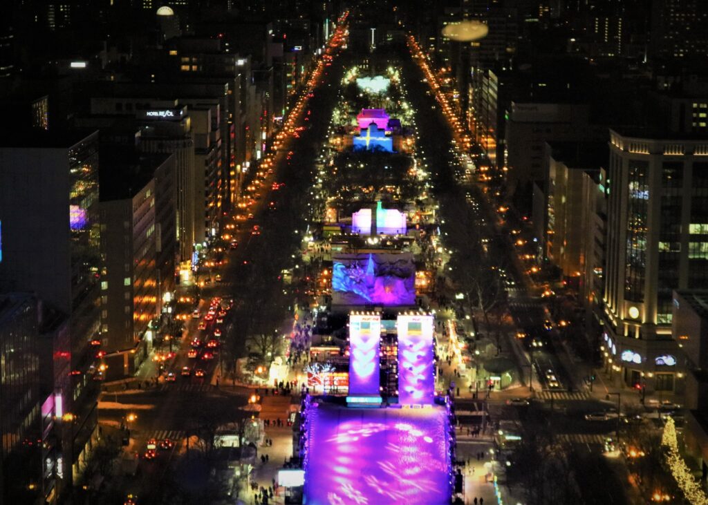 さっぽろ雪まつり-メイン会場（大通公園）