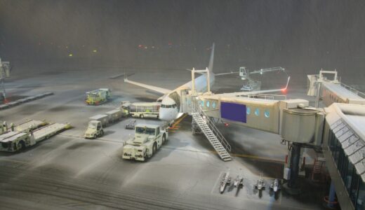大雪をもたらす気象条件下、新千歳空港は「陸の孤島化」しやすいものかも