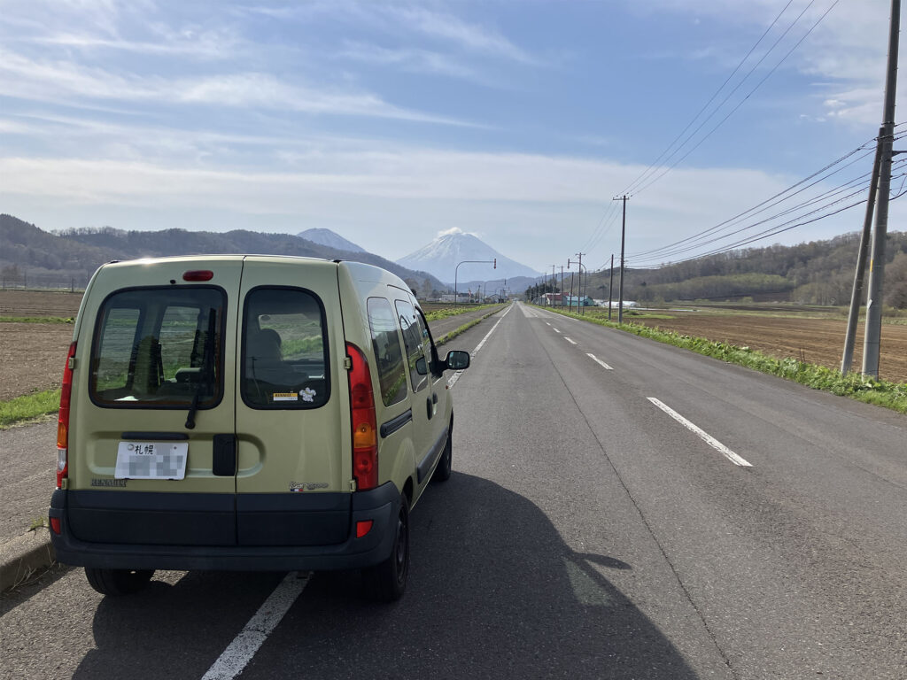 車通りが途絶えた隙に1枚