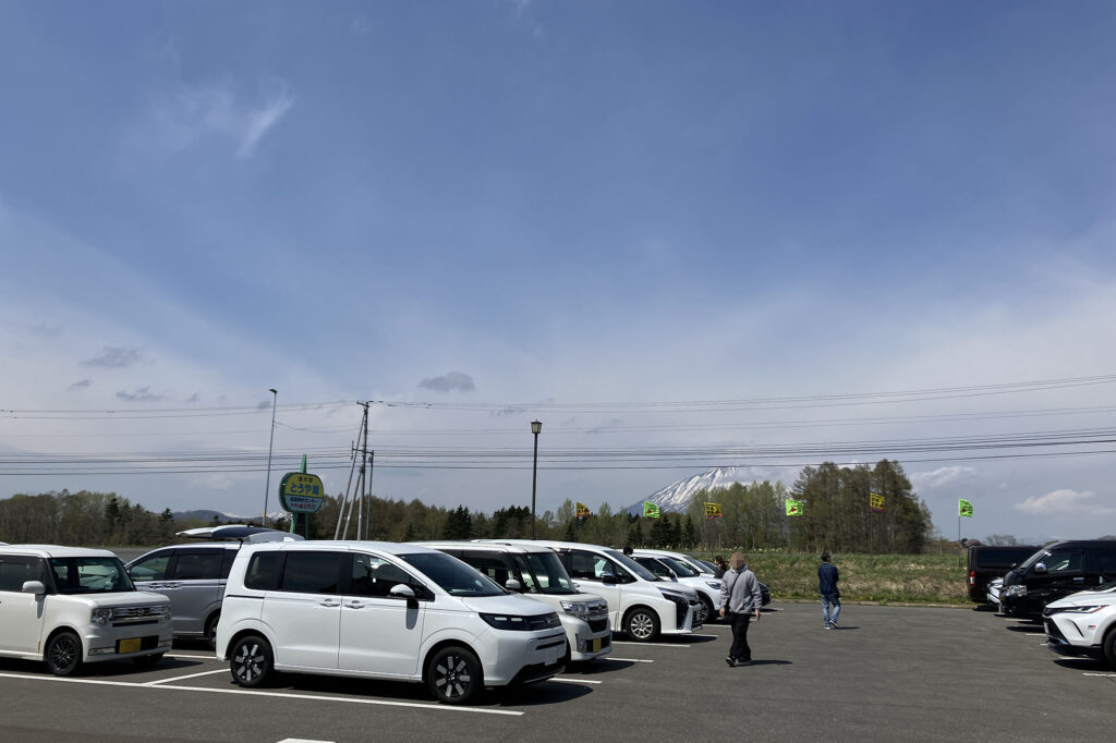 道の駅はどこも大盛況で駐車場は満車！